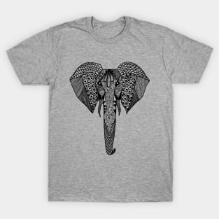 Tembo the Elephant - Monochrome line art T-Shirt